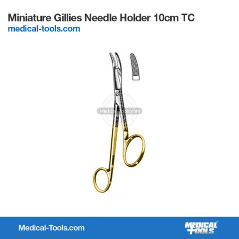 Castroviejo Needle Holder 14cm Curved