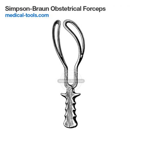Simpson Obstetrical Forceps 23cm