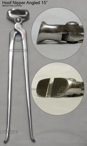 Farrier Hoof Nipper 15" color coated