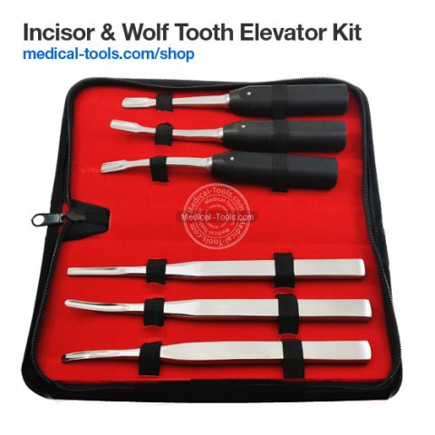 Martel Wolf Teeth Elevators Set