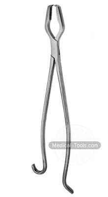 Lane Bone Holding Forceps Light - 13"