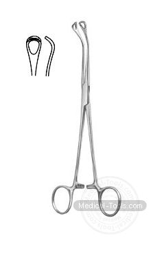 Mayo Blake Curved Gall Stone Forceps-21cm-Urology Instruments