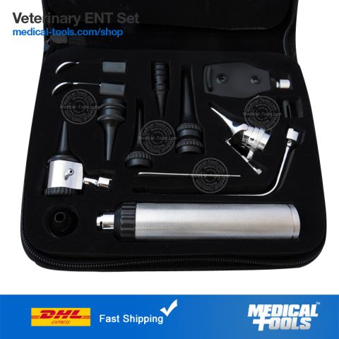 Veterinary Otoscope Ophthalmoscope Set