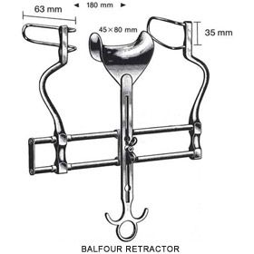 Balfour Retractors 18cm