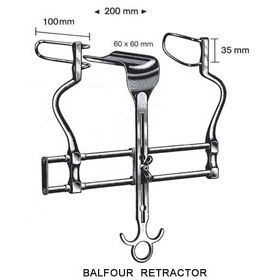 Balfour Retractors 20cm