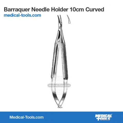 Barraquer Needle Holder 10cm Straight