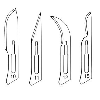 Scalpal Blades for Handle No. 3