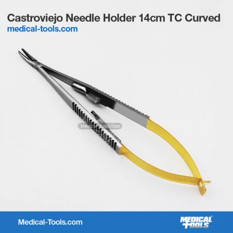 Castroviejo Needle Holder 14cm TC Straight