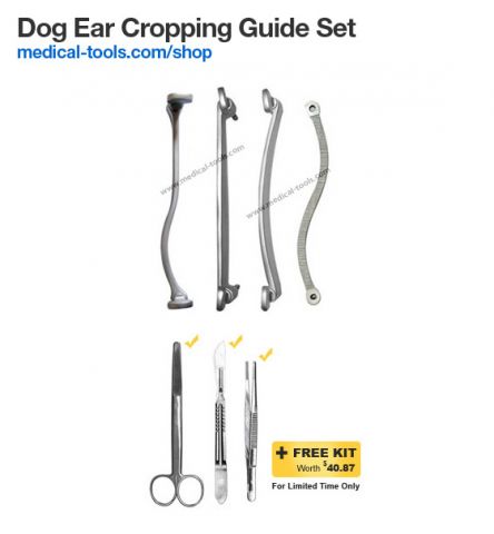Dog Ear Cropping Guide Set