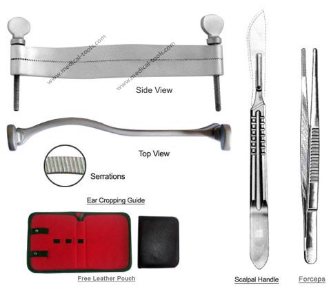 Doberman Ear Cropping Tools Kit