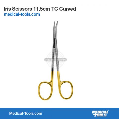 Iris Scissors 11.5cm TC Straight