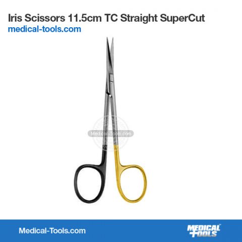 Iris Scissors 11.5cm TC Curved SuperCut
