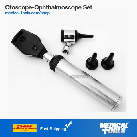 Veterinary Otoscope Ophthalmoscope Set
