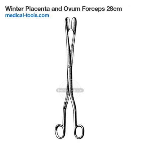Saenger Placenta and Ovum Forceps 27cm