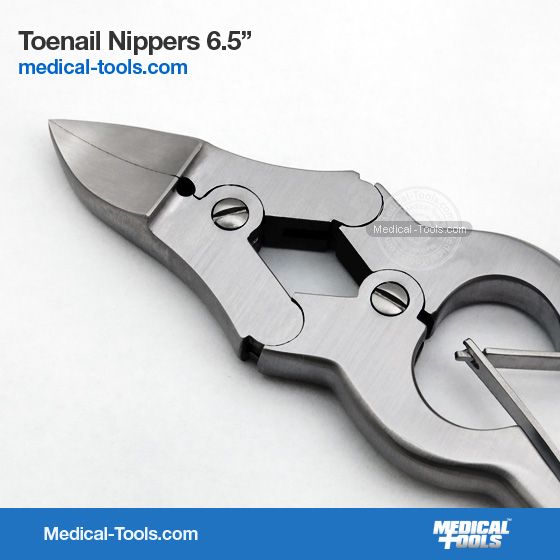 Toenail Clippers by Blizzard - Podiatrist Double Action Mycotic Nail Nipper  - 6 inch Cantilever Nail Cutter German Forged Heavy Duty - Barrel Spring